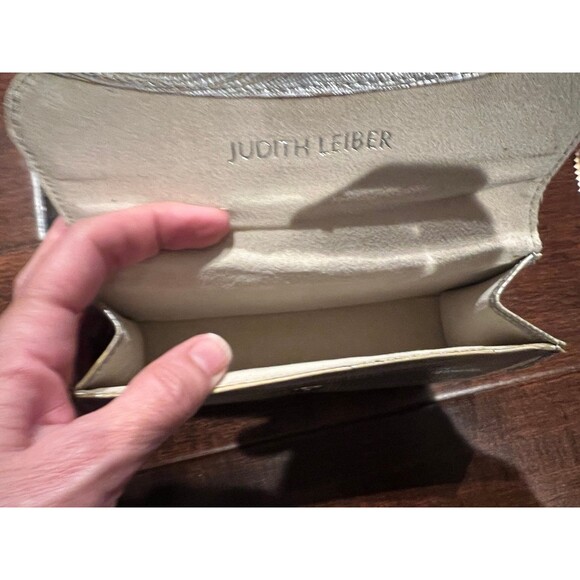 Judith Leiber Lizard Crystal Sunglass Case Clutch - Picture 7 of 10